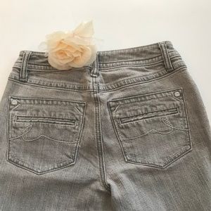 CAbi Gray Wash Contemporary Fit Jean Boot Cut sz 0